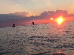 Paddling on Mobile Bay Photo by Robin Claudio