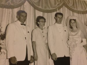 From left Grand Father, Theda Faye, Aunt and Uncle 