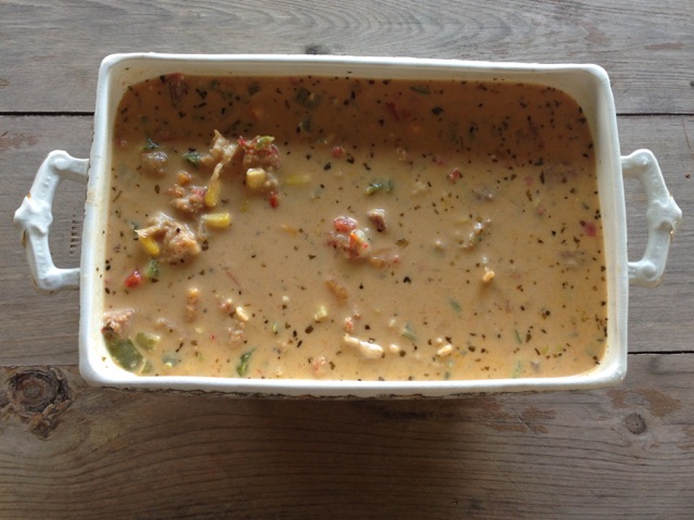 Spicy Corn and Crawfish Chowder