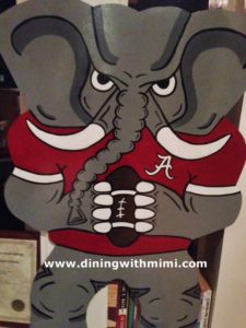 Painted Alabama Mascot