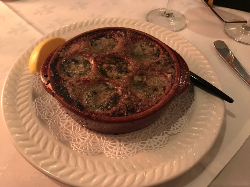 Escargot de Bourgogne, Six Burgundy Snails in Shallot, Garlic and Herb Butter Escargot de Bourgogne, Six Burgundy Snails in Shallot, Garlic and Herb Butter