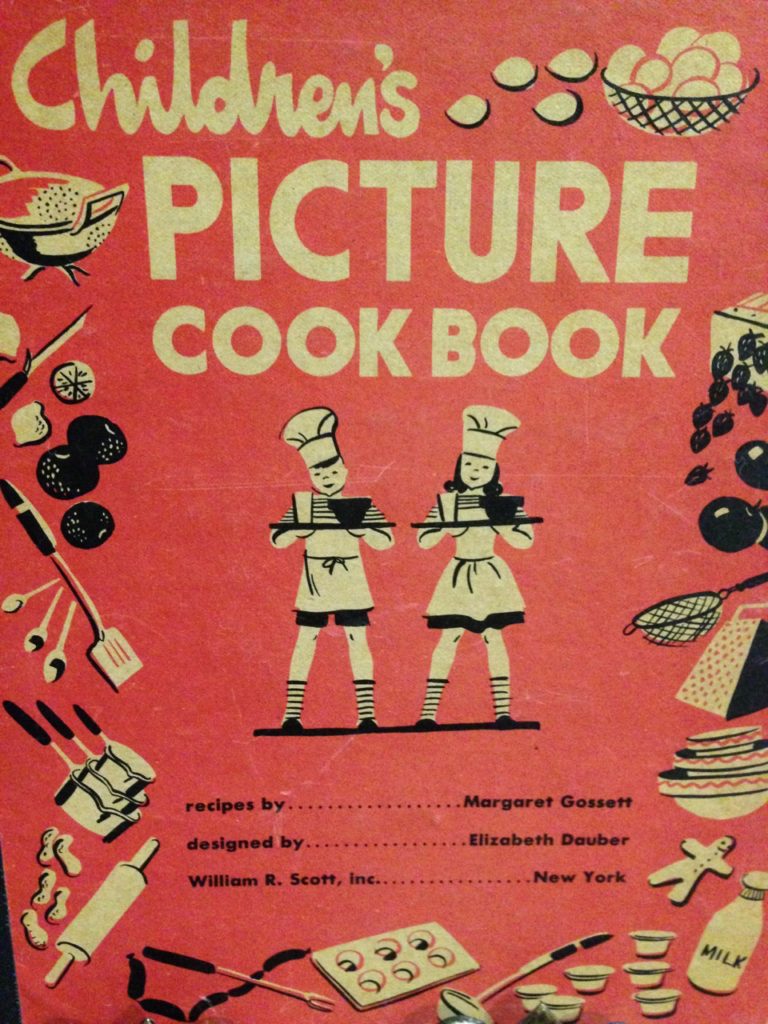 Childrens Picture Cookbook 1944 Edition