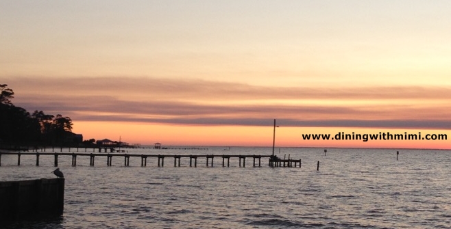 Sunset by Boat Launch with pier Sunset by Boat Launch with pier