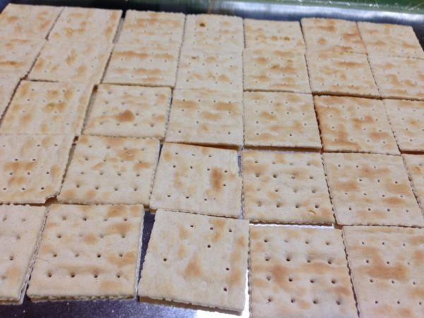 Saltines waiting for the hot chocolate hook-up www.diningwithmimi.com