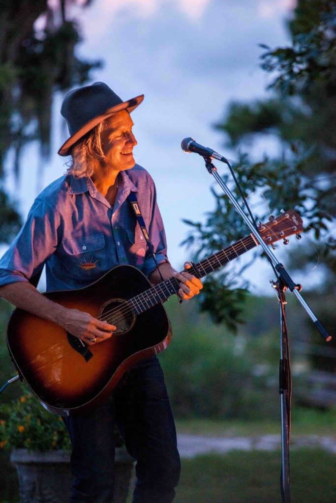 Steve Poltz performed at Water's Edge Weeks Bay