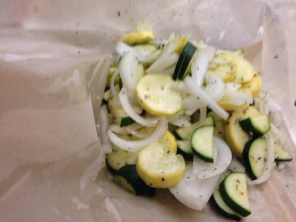 Vegetables in Culinary Bag
