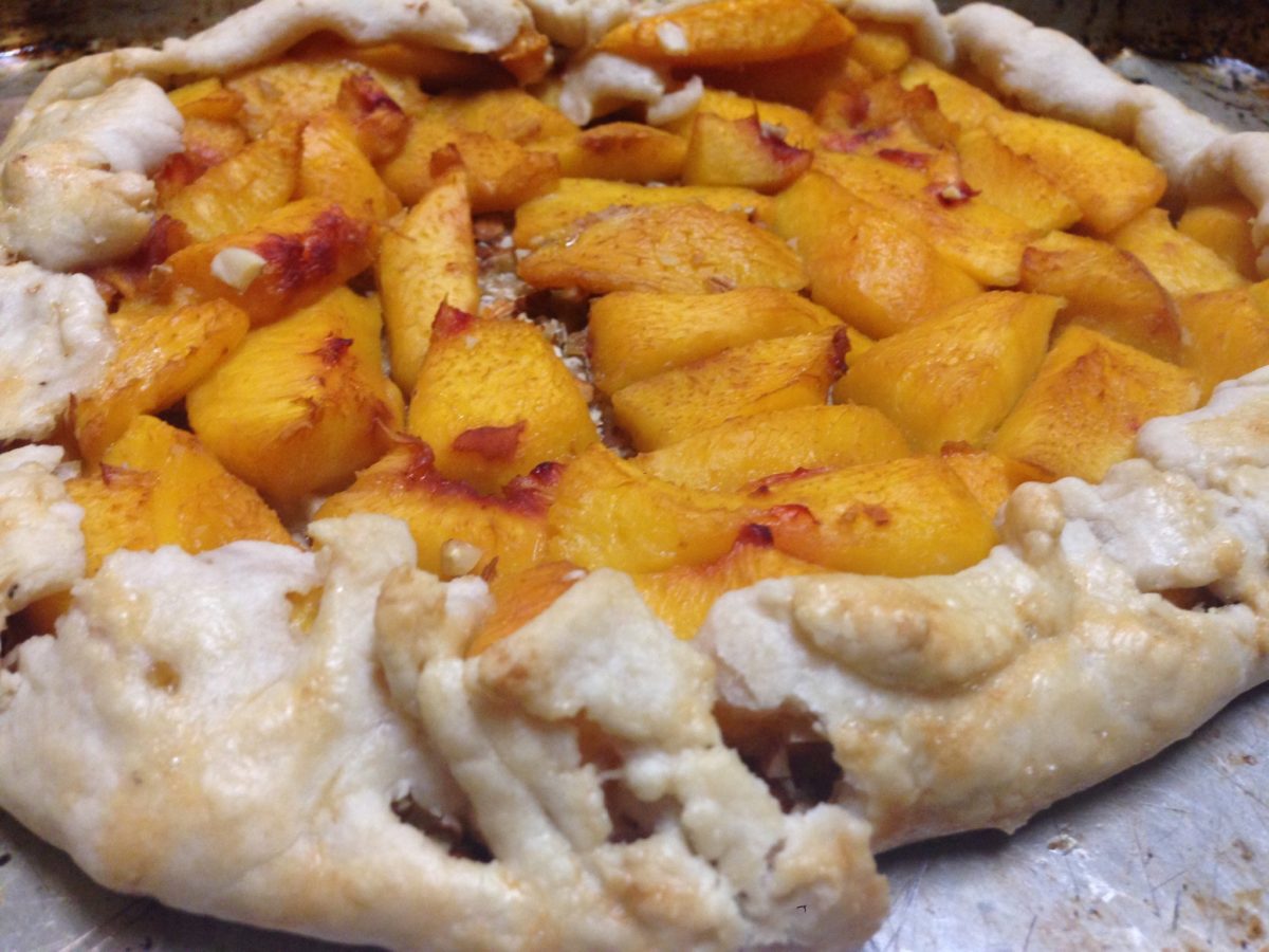 Rustic Peach Tart