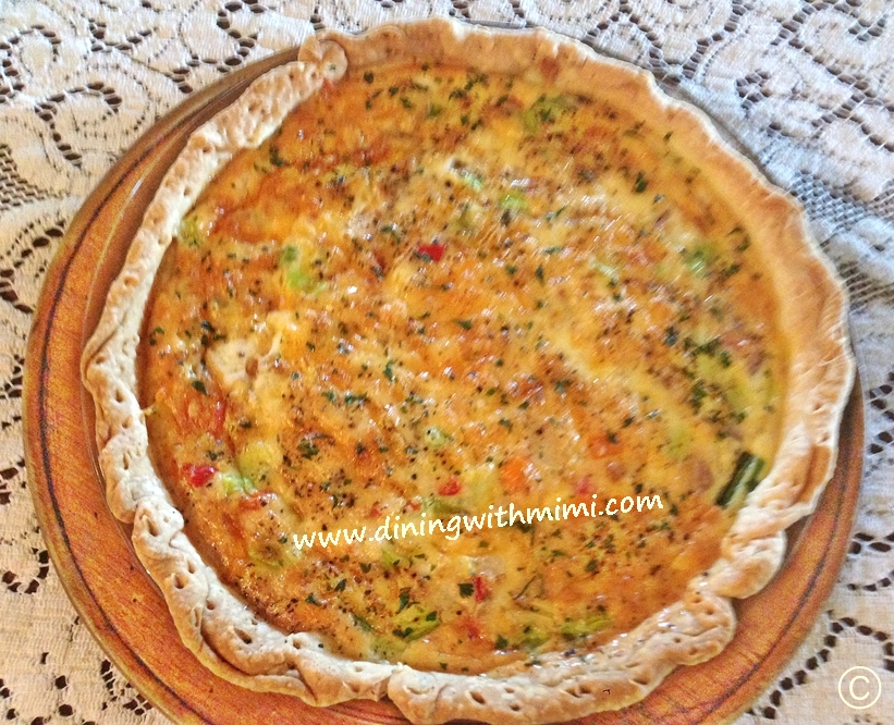 Quiche Albacore Tuna Spiced Up ? Wow !