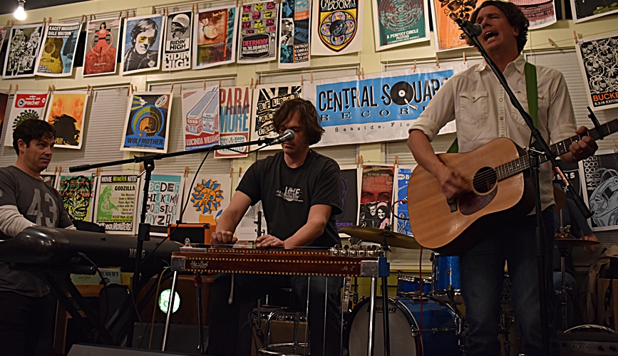 Haraway Brothers Band on stage at Central Square Records Songwriters Festical 2018 www.diningwithmimi.com