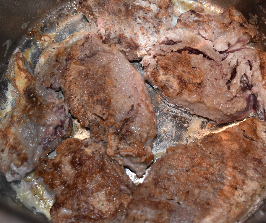 Using Saute feature Southern Girls Instant Pot Intro Venison Cutlets