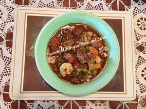 Seafood Gumbo Laissez les bon temps rouler www.diningwithmimi.com