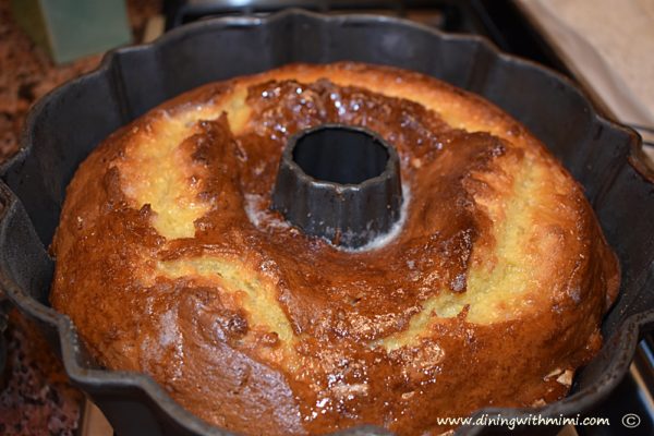 Never Fail Spirited Fig Pecan Bundt Cake - Dining With Mimi