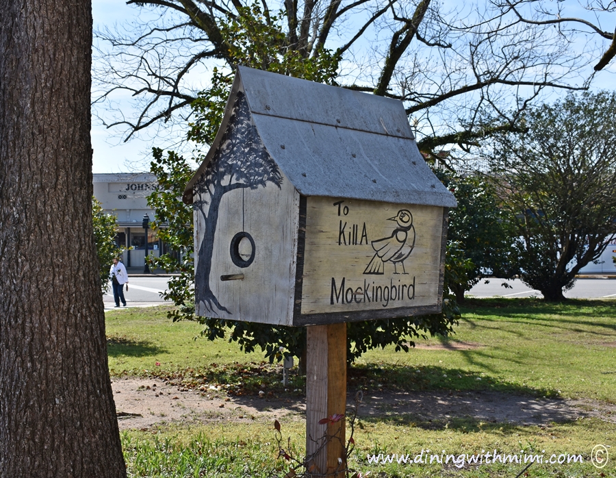 To Kill a Mockingbird Birdhouse by Courthouse www.diningwithmimi.com