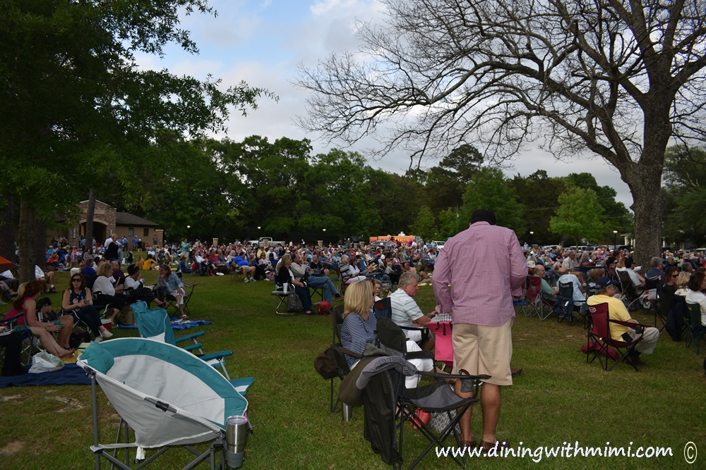 Crowd at Amphitheater at Hip Fairhope Outdoor Event www.diningwithmimi.com