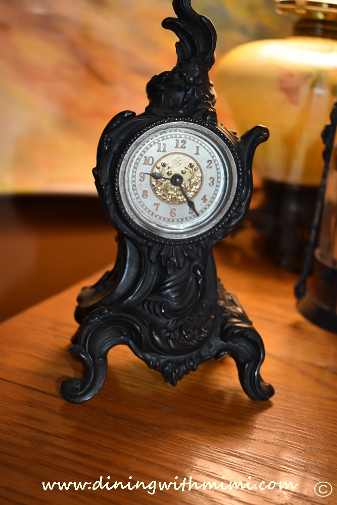 Beautiful Vintage Ansonia Clock Mimi's Sage Advice www.diningwithmimi.com