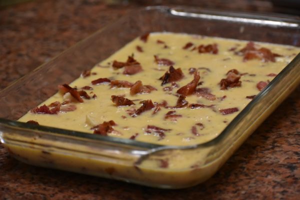 Unbaked Busy Moms Beckon The Bacon Frittata Recipe www.diningwithmimi.com