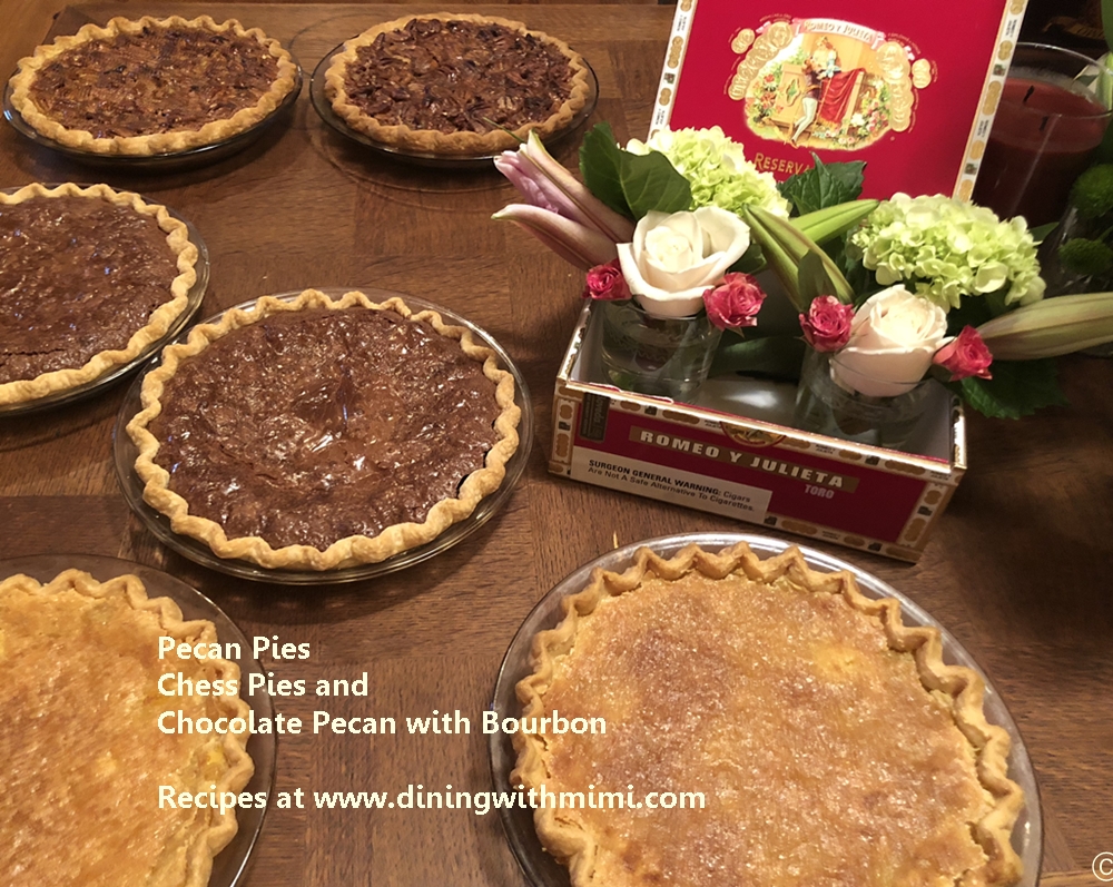 Southern Recipes-Dining With Mimi Southern Pies and Florals in Cigar Box www.diningwithmimi.com Photo of Southern Pies and Florals in Cigar Box www.diningwithmimi.com