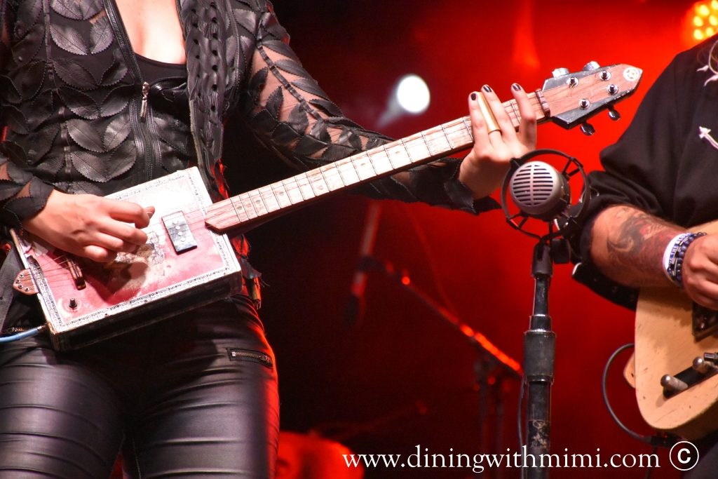 Cigar Box Guitar and Brains, Beauty and Slaying a Guitar as Samantha Fish www.diningwithmimi.com