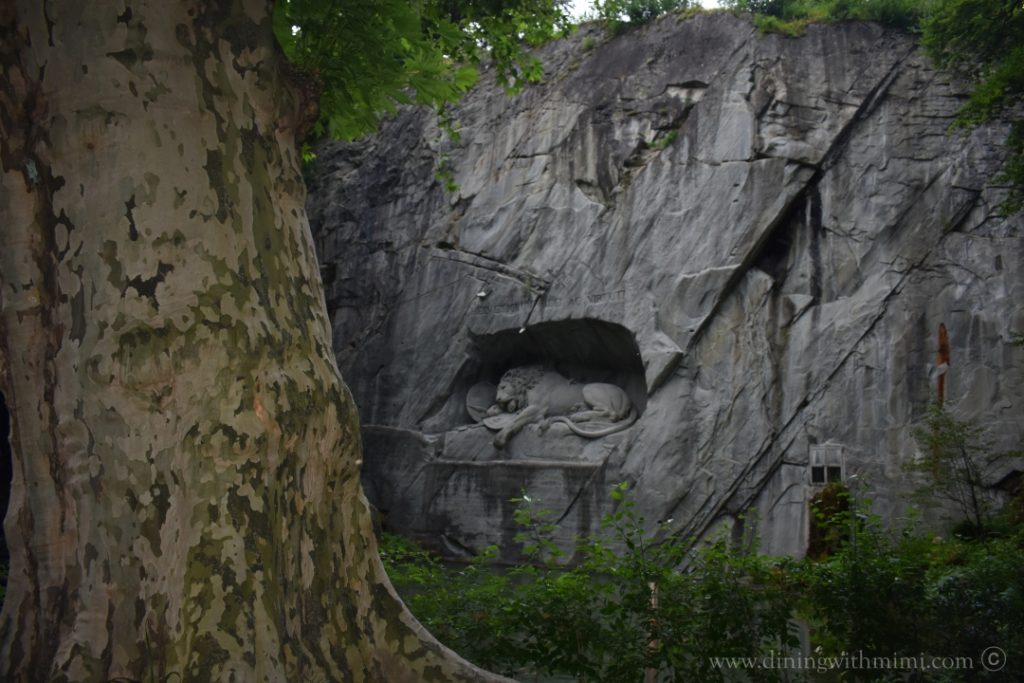 Lion of Lucerne for Luzern Lucerne How I love thee Let me count the ways www.diningwithmimi.com