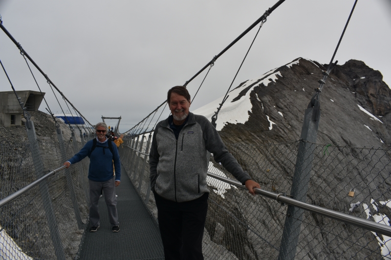 Titlus Suspension Bridge Dazed by Engelberg in July www.diningwithmimi.com