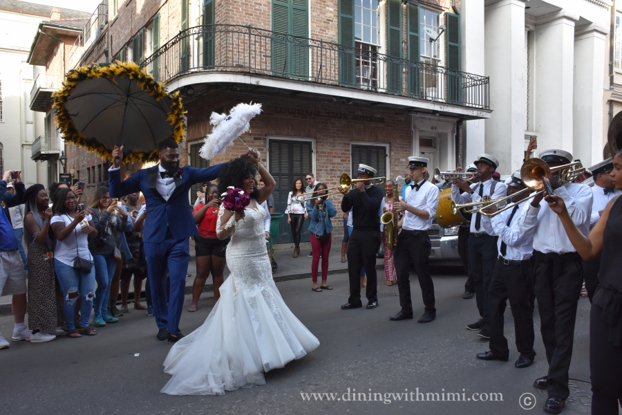 New Orleans Wedding in the street www.diningwithmimi.com